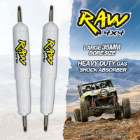 2 x Front 50mm Lift RAW 4x4 Nitro Shock Absorbers for Nissan Patrol G60 MK MQ
