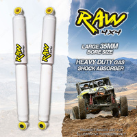 2 Rear 50mm Lift RAW 4x4 Nitro Shock Absorbers for Toyota Landcruiser 70 Series