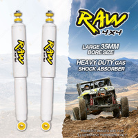 2 Rear 50mm Lift RAW 4x4 Nitro Shock Absorbers for Isuzu Big Horn UBS16 17 52 55