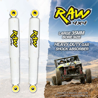 2 x Rear 50mm Lift RAW 4x4 Nitro Shock Absorbers for Isuzu D Max 2012-2020