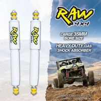 2 x Front STD RAW 4x4 Nitro Shock Absorbers for Nissan Patrol G60 MK MQ