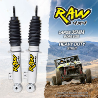 2 x Front 40mm Lift RAW 4x4 Nitro Shock Absorbers for Mitsubishi Triton ML MN MQ