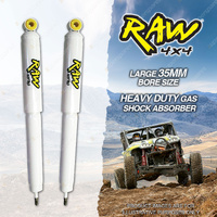 Rear 40mm RAW 4x4 Nitro Shock Absorbers for Toyota Landcruiser Prado 70 Series