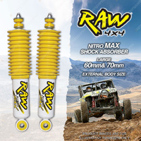 Front 50mm RAW 4x4 Nitro Max Shock for Toyota Hilux LN RN YN 106 107 108 110 111