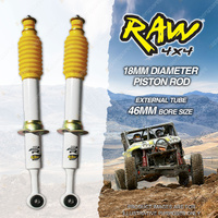Front 50mm RAW 4x4 Predator Shock Absorbers for Toyota Hilux Vigo GGN KUN 25 26