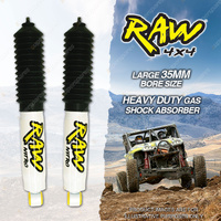 2 x Front 40mm Lift RAW 4x4 Nitro Shock Absorbers for Holden Rodeo TFS R7 R9