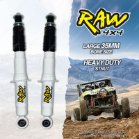 2 x Front 40mm RAW 4x4 Nitro Shock Absorbers for Isuzu D-Max Dual Cab 2012-2020