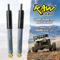 2 x Rear 40mm Lift RAW 4x4 Predator Shock Absorbers for Isuzu Mu-X RF RJ 13-On