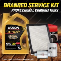 Oil Air Fuel Filter 6L APX10W40 Oil Service Kit for Ford Falcon EL 6cyl 4L 96-98