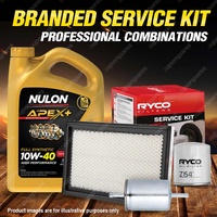 Oil Air Fuel Filter 5L APX10W40 Oil Service Kit for Holden Commodore VS V6 3.8L