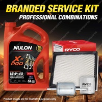 Oil Air Fuel Filter + 5L XPR15W40 Engine Oil for Holden Commodore VX V6 3.8L