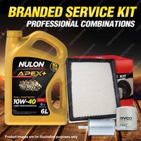 Oil Air Fuel Filter 6L APX10W40 Oil Service Kit for Holden Commodore VY V8 5.7L