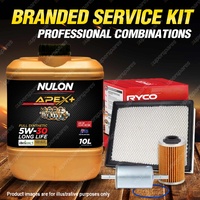 Oil Air Fuel Filter 10L APX5W30D1 Engine Oil for Holden Commodore VZ 04-08/06