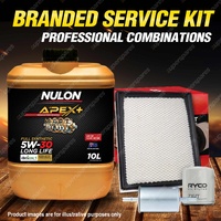 Oil Air Fuel Filter 10L APX5W30D1 Engine Oil for Holden Crewman Utility VZ 6L