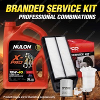 Oil Air Fuel Filter 5L XPR10W40 Oil Service Kit for Honda Accord Euro 40 CL 2.4L