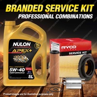 Oil Air Fuel Filter 5L APX5W40 Oil Service Kit for Mercedes Benz C180K W203 1.8L