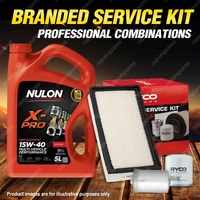 Oil Air Fuel Filter 5L XPR15W40 Oil Service Kit for Saab 9-3 2.0T 113kW 2L 98-01