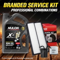 Oil Air Fuel Filter + 5L PRO10W30 Oil Service Kit for Subaru Forester SG9 2.5L 