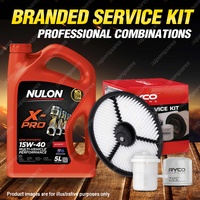 Oil Air Fuel Filter + 5L XPR15W40 Engine Oil for Suzuki Swift SF310 1L 89-95
