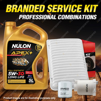 Oil Air Fuel Filter + 5L APX5W30D1 Service Kit for Toyota Camry MCV36R V6 3L