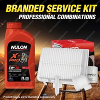Oil Air Fuel Filter 1L XPR5W30 Oil Service Kit for Toyota Camry ACV40R 4cyl 2.4L