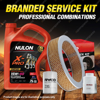 Ryco Oil Air Fuel Filter 7L XPRHD15W40 Service Kit for Nissan Navara D21 2.5 2.7
