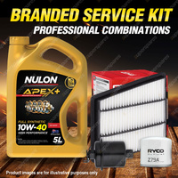 Ryco Oil Air Fuel Filter 5L APX10W40 Oil Service Kit for Honda Legend KA 3.5L V6