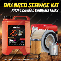 Ryco Oil Air Fuel Filter 10L XPRHD15W40 Oil Kit for Nissan Patrol GU VI 3.0 TD