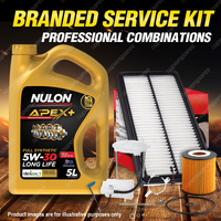 Ryco Oil Air Fuel Filter 5L APX5W30D1 Engine Oil Service Kit for Mazda 6 GH 2.5L