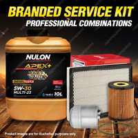 Ryco Oil Air Fuel Filter 10L APX5W30C23 Oil Kit for Jeep Grand Cherokee WH 3.0
