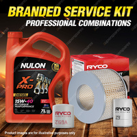 Ryco Oil Air Fuel Filter 7L XPRHD15W40 Service Kit for Landcruiser Bundera BJ74