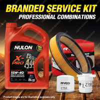 Ryco Oil Air Fuel Filter 5L XPR15W40 Oil Service Kit for Mazda 323 BF 1.6L 85-89
