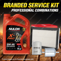 Ryco Oil Air Fuel Filter 5L XPR15W40 Service Kit for Nissan NX NX-R Coupe ABS