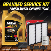 Ryco Oil Air Fuel Filter 5L APX10W40 Service Kit for Mitsubishi Express WA 2.4L
