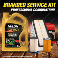 Ryco Oil Air Fuel Filter 5L APX5W30C3 Service Kit for Volkswagen Tiguan 5N 2.0L