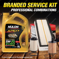 Ryco Oil Air Fuel Filter 5L APX5W30C3 Oil Kit for Volkswagen Golf Jetta 1K 1KM