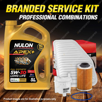 Ryco Oil Air Fuel Filter 5L APX5W30D1 Service Kit for Holden Commodore VE 3.0 V6