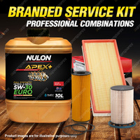 Ryco Oil Air Fuel Filter 10L APXD5W30C3 Oil Kit for Volkswagen Touareg 7P CASA