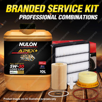 Ryco Oil Air Fuel Filter 10L APX5W30D1 Service Kit for Toyota Landcruiser URJ202