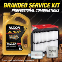 Ryco Oil Air Fuel Filter 5L APX5W40 Eng. Oil Service Kit for Ford FPV F6 FG 4.0L