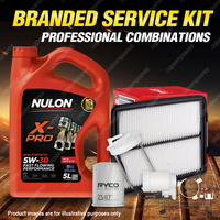 Ryco Oil Air Fuel Filter 5L XPR5W30 Service Kit for Honda Accord 50 Series 3.5
