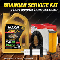 Ryco Oil Air Fuel Filter 5L APX5W30C3 Service Kit for Audi A4 B8 A5 8T V6 TDi
