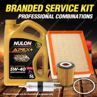 Ryco Oil Air Fuel Filter 5L APX5W40 Service Kit for BMW 116i 118i 120i F20 F21