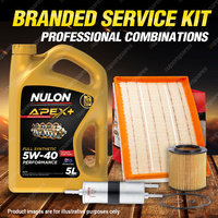 Ryco Oil Air Fuel Filter 5L APX5W40 Service Kit for BMW 435i F32 F33 F36 3.0L