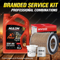 Ryco Oil Air Fuel Filter 5L XPR15W40 Oil Service Kit for Ford Spectron SGMD SGME