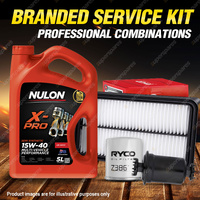 Ryco Oil Air Fuel Filter 5L XPR15W40 Oil Service Kit for Toyota MR-2 SW20 2.0L