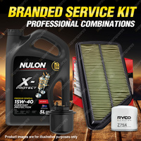Ryco Oil Air Fuel Filter 5L PRO15W40 Service Kit for Honda Integra 2nd Gen 93-99