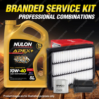 Ryco Oil Air Fuel Filter 5L APX10W40 Service Kit for Mitsubishi Nimbus UF 2.4L