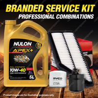 Ryco Oil Air Fuel Filter 5L APX10W40 Oil Service Kit for Honda Prelude BB 94-96
