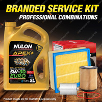 Ryco Oil Air Fuel Filter 5L APX5W30C3 Engine Oil for Volkswagen Passat 3B 2.3 V5